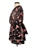 Alice + Olivia Black Long Sleeve Button-Down Shirt Size L - photo 5