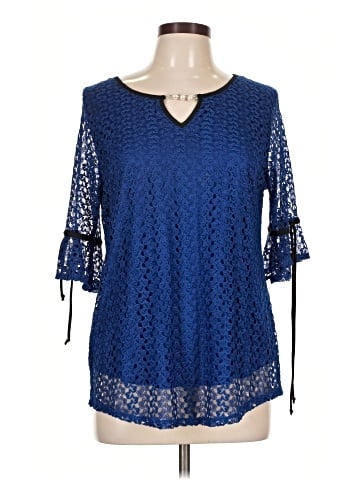 Onyx 3/4 Sleeve Blouse (view 1)