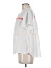 Cato 100% Rayon White Short Sleeve Blouse Size M - photo 5