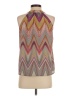 Veronica M. 100% Polyester Brown Sleeveless Blouse Size XS - photo 2