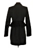 Tahari Solid Black Coat Size S - photo 2