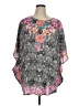 Tolani 100% Modal Black 3/4 Sleeve Blouse Size XL - photo 1