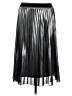 Express 100% Polyester Metallic Silver Formal Skirt Size M - photo 2