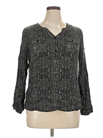 DressBarn Long Sleeve Blouse (view 1)