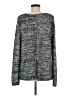 Larry Levine 100% Polyester Tweed Gray Pullover Sweater Size M - photo 2