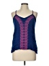 Alya 100% Polyester Blue Tank Top Size L - photo 1