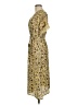 Max Studio Paisley Yellow Cocktail Dress Size M (estimated) - photo 5