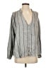 Zara Gray Long Sleeve Blouse Size S - photo 1