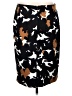Talbots Print Black Casual Skirt Size 10 - photo 2