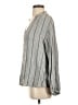 Zara Gray Long Sleeve Blouse Size S - photo 5