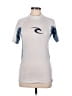 Rip Curl Silver Short Sleeve Turtleneck Size M - photo 1
