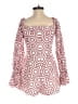 Alexis 100% Cotton Burgundy Red Romper Size XS - photo 2