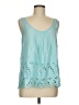 Willi Smith Teal Sleeveless Blouse Size M - photo 1