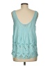 Willi Smith Teal Sleeveless Blouse Size M - photo 2