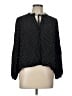 Maje Polka Dots Black Long Sleeve Blouse Size Lg (3) - photo 1
