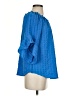 By Design Blue 3/4 Sleeve Blouse Size S - photo 4