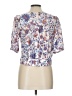 Rose + Olive 100% Rayon White Short Sleeve Blouse Size L - photo 2