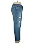 White House Black Market Hearts Blue Jeans Size 12 - photo 4