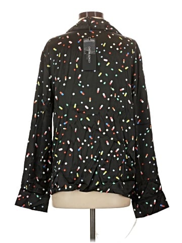 Cynthia Rowley Long Sleeve Silk Top (view 2)