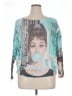 Assorted Brands Print Teal Cardigan Size XL (estimated) - photo 1