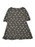 Old Navy 100% Cotton Floral Gray Black Dress Size 8 - photo 2