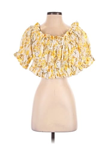 FASHION TO FIGURE Short Sleeve Blouse (view 1)