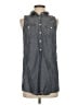 J.Crew 100% Cotton Gray Sleeveless Button-Down Shirt Size XS - photo 1