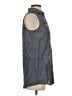 J.Crew 100% Cotton Gray Sleeveless Button-Down Shirt Size XS - photo 4