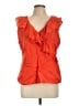 Boden Orange Sleeveless Blouse Size 10 - photo 1