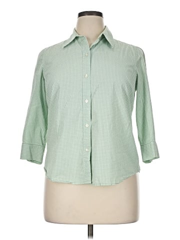 IZOD 3/4 Sleeve Button-Down Shirt (view 1)