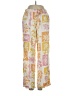 Sienna Sky Print Yellow Casual Pants Size S - photo 1