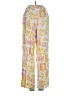 Sienna Sky Print Yellow Casual Pants Size S - photo 2