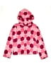 Hanna Andersson 100% Polyester Polka Dots Pink Fleece Jacket Size 140 cm / US 10 - photo 1