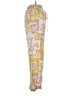 Sienna Sky Print Yellow Casual Pants Size S - photo 4