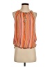 Ramy Brook 100% Silk Orange Sleeveless Silk Top Size XS - photo 1