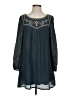 Flying Tomato 100% Polyester Teal Long Sleeve Blouse Size S - photo 1