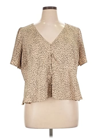 Express Short Sleeve Blouse (view 1)