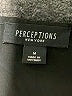 Perceptions Solid Black Cocktail Dress Size M - photo 7