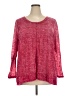 Sejour Red 3/4 Sleeve T-Shirt Size 2X - photo 1