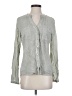 Venus 100% Viscose Gray Long Sleeve Blouse Size 2 - photo 1