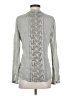 Venus 100% Viscose Gray Long Sleeve Blouse Size 2 - photo 2