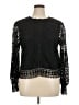 Ultra Pink 100% Polyester Black Long Sleeve Blouse Size XL - photo 1