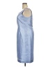 Le Suit 100% Polyester Solid Blue Cocktail Dress Size 18 - photo 5