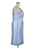 Le Suit 100% Polyester Solid Blue Cocktail Dress Size 18 - photo 4