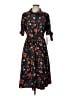 Calvin Klein 100% Polyester Black Casual Dress Size 12 - photo 1