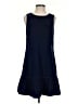 J.Crew 100% Polyester Solid Blue Casual Dress Size 4 - photo 1