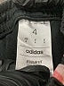 Adidas 100% Polyester Black Track Pants Size 4 - photo 3