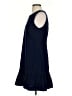 J.Crew 100% Polyester Solid Blue Casual Dress Size 4 - photo 5