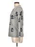 Pol 100% Polyester Print Gray Pullover Sweater Size L - photo 5