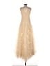 Assorted Brands 100% Polyester Tan Cocktail Dress Size 6 - photo 2